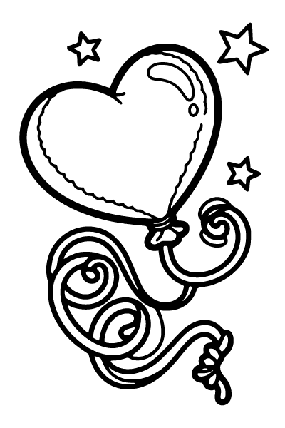 Heart Coloring Page 6, Heart coloring page