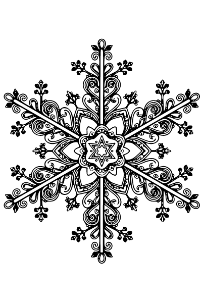 January Coloring Page 1, January coloring page
