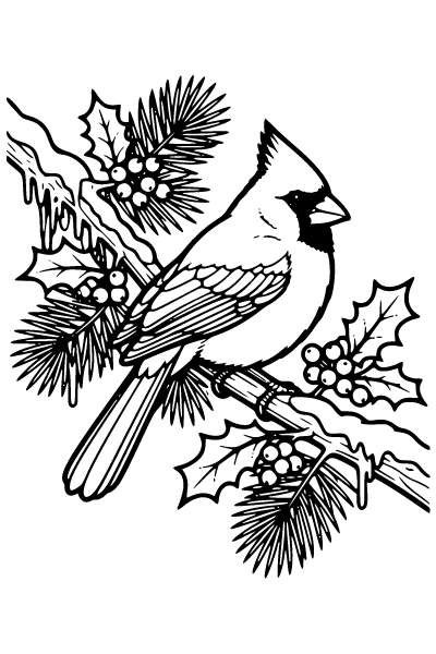 January Coloring Page 4, January coloring page