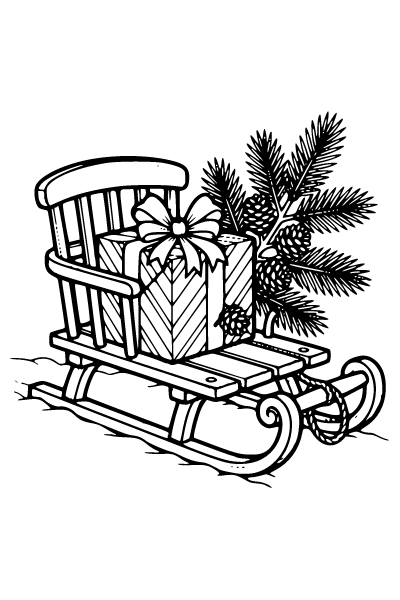 January Coloring Page 5, January coloring page