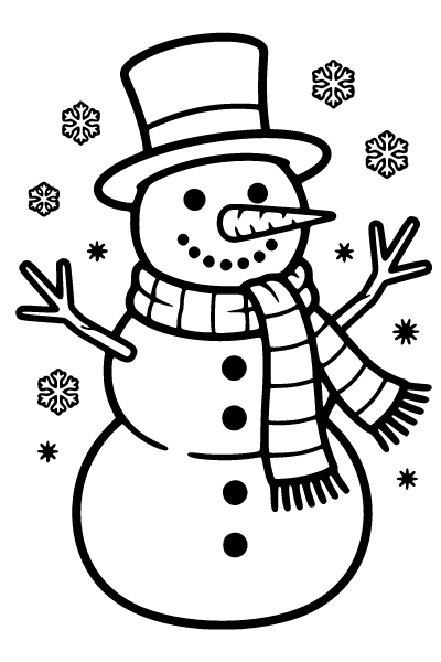 January Coloring Page 6, January coloring page