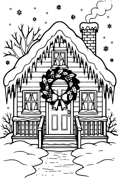 January Coloring Page 7, January coloring page