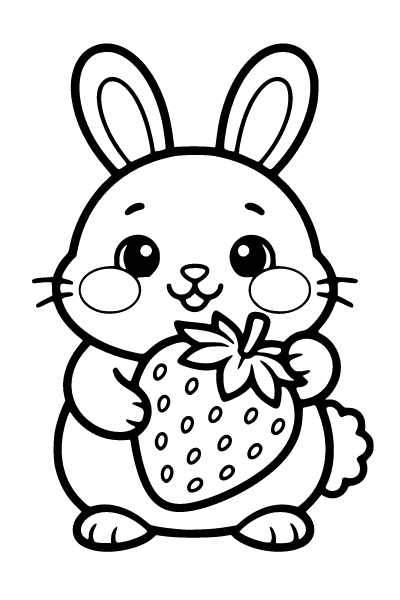 Kawaii Coloring Page 1, Kawaii coloring page