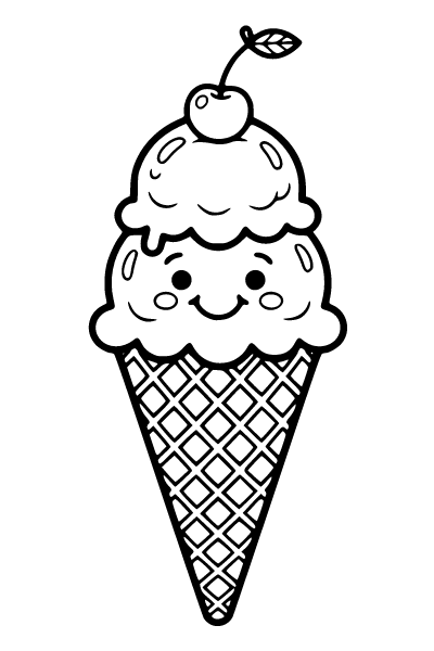Kawaii Coloring Page 6, Kawaii coloring page