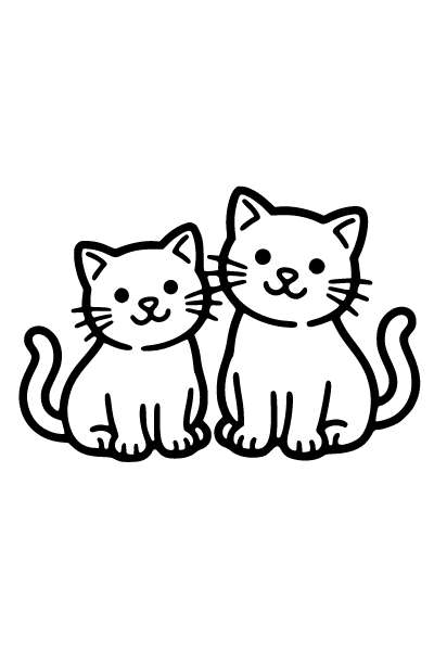 Kitten Coloring Page 4, Kitten coloring page