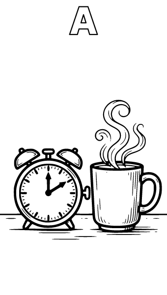 Letter A Coloring Page 11, Letter A coloring page