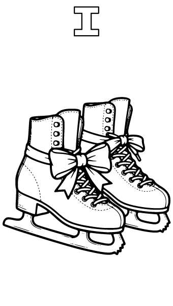 Letter I Coloring Page 5, Letter I coloring page