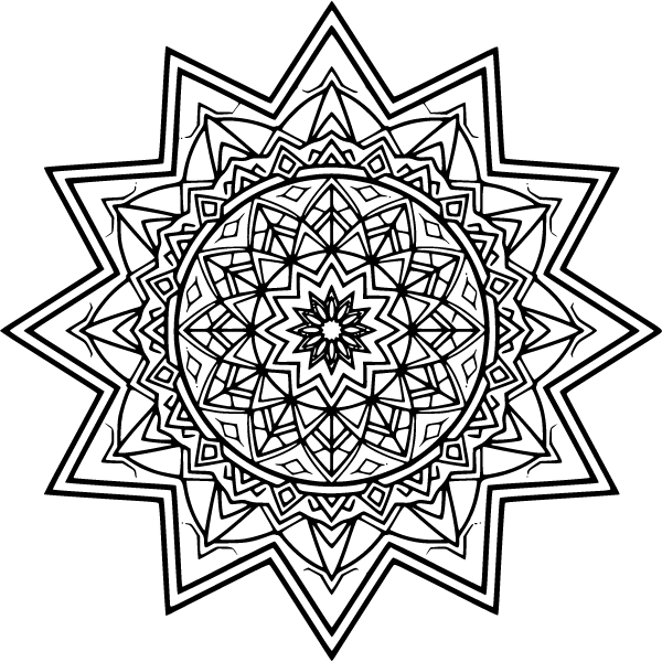 Mandala Coloring Page 10, Mandala coloring page