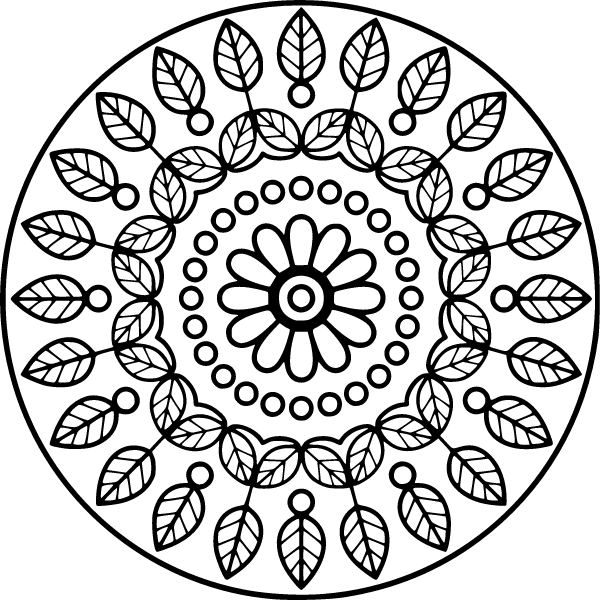 Mandala Coloring Page 11, Mandala coloring page
