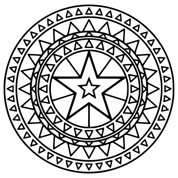 Mandala Coloring Page 3, Mandala coloring page