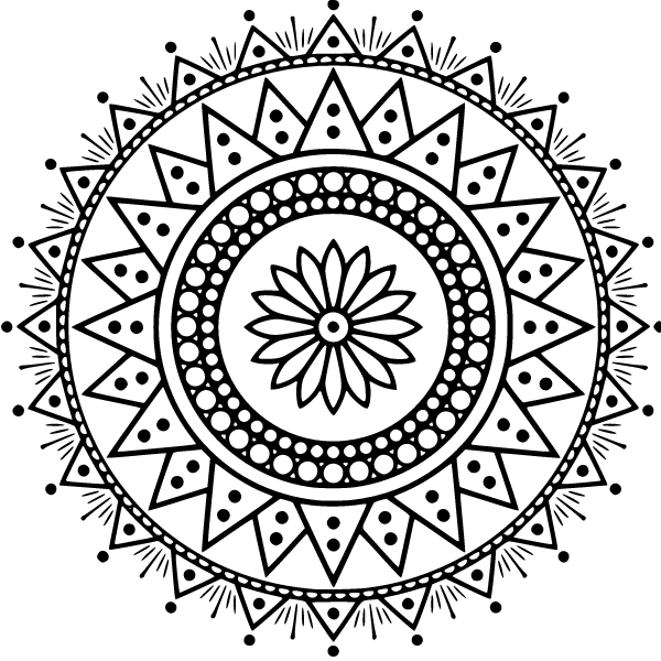 Mandala Coloring Page 6, Mandala coloring page