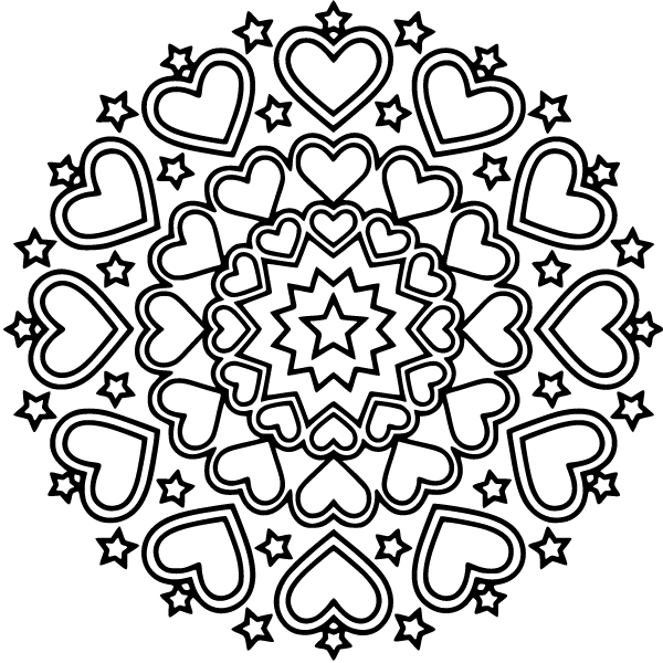 Mandala Coloring Page 8, Mandala coloring page