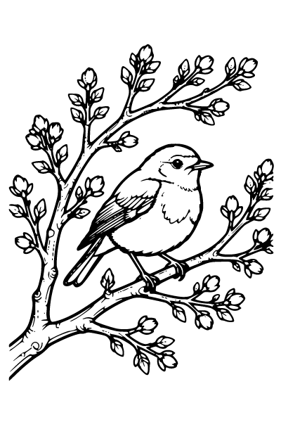 March Coloring Page 4, March coloring page