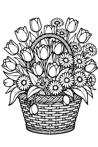May Coloring Page 1, May coloring page