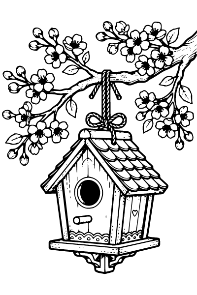 May Coloring Page 11, May coloring page