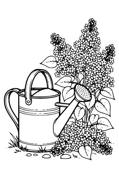 May Coloring Page 4, May coloring page