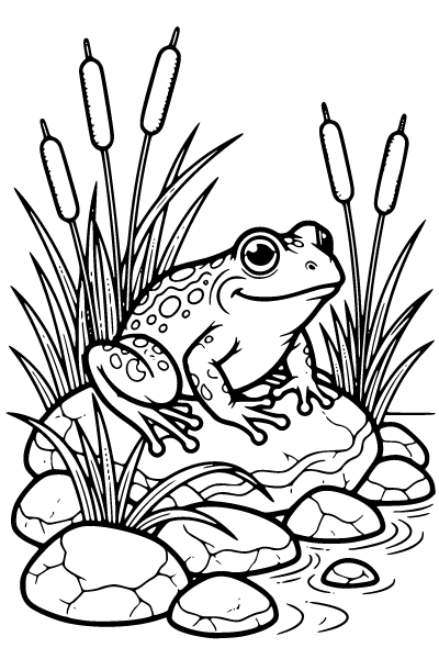 Nature Coloring Page 10, Nature coloring page