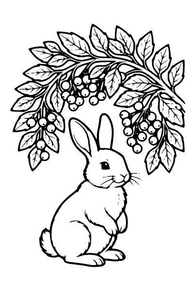 Nature Coloring Page 12, Nature coloring page