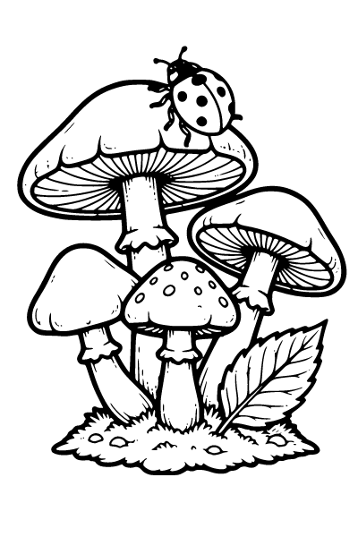 Nature Coloring Page 3, Nature coloring page