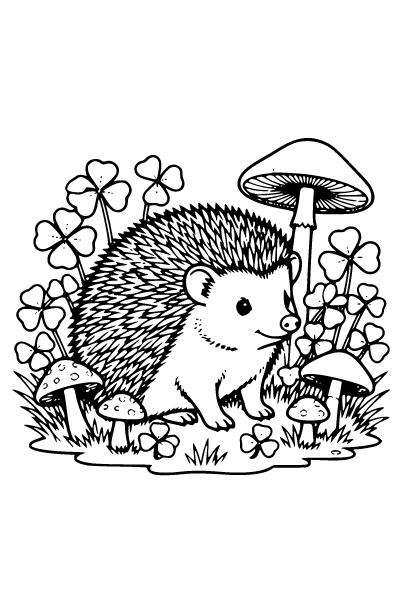 Nature Coloring Page 5, Nature coloring page